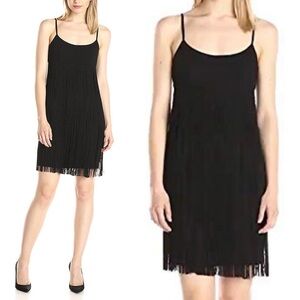 Calvin Klein Black Fringe Dress NEW WITHOUT TAGS SIZE 6